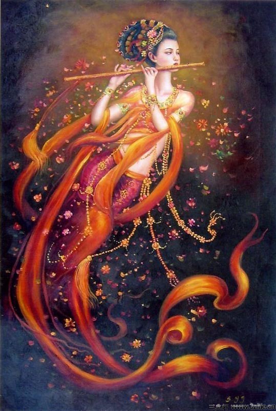 [合辑]油画 敦煌飞天之舞