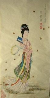 国画家吴良柱工笔仕女图欣赏(三)0001书法作品字帖欣赏