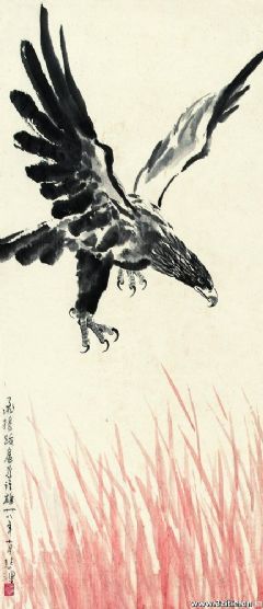 1939年作 雄鹰 镜心