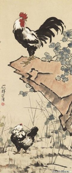 1939年作 双吉图 立轴