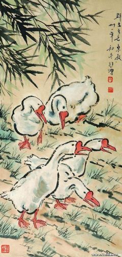 群鹅图