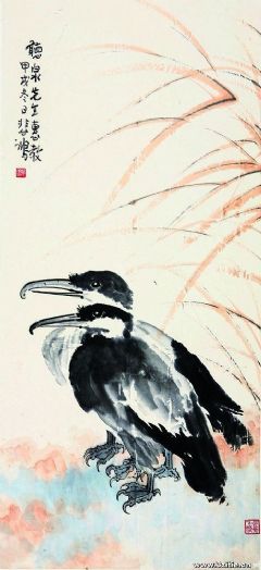 苇塘双鸬
