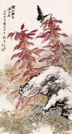 深斑秋色雁初飞