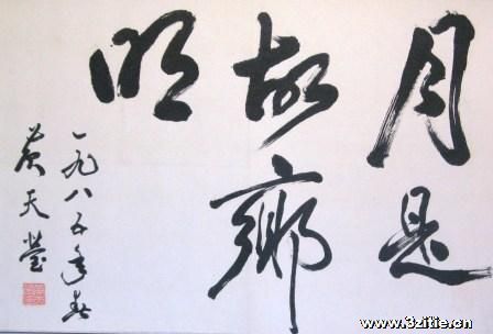 月是故乡明（黄天荧）