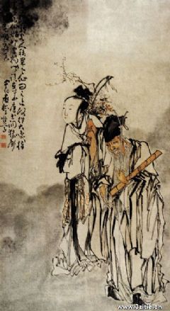 《果老仙姑图》