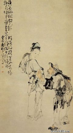 《渔翁渔妇图》