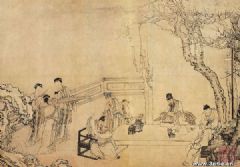 《春夜宴桃李园图》
