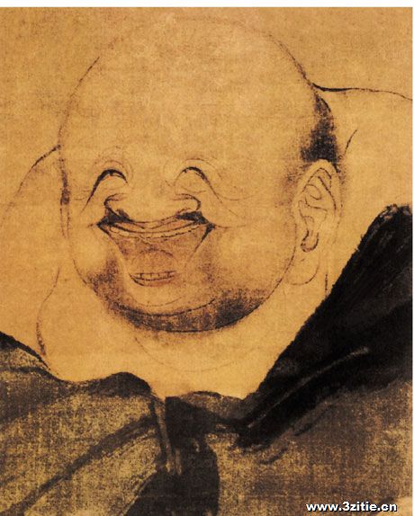 布袋和尚图》|梁楷作品|三典轩书画超市