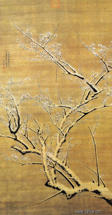 梅花》 |陆复作品|三典轩书画超市