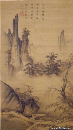 踏歌图轴