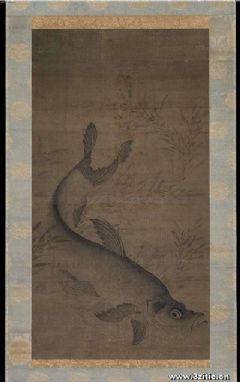 鱼藻图轴