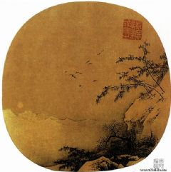 《寒香诗思图》