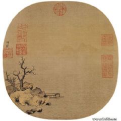 《澄江寒月图》
