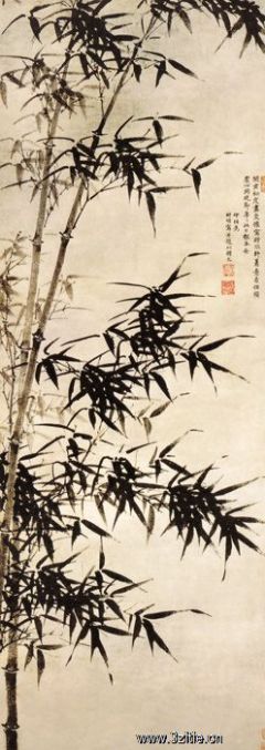 《墨竹图》