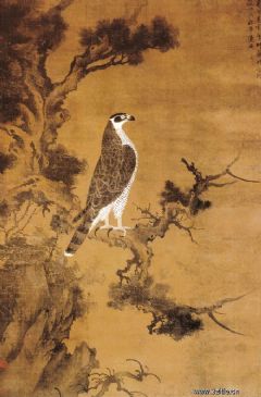 《鹰桧图》