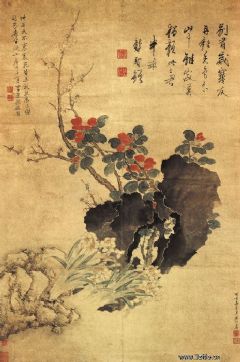 《岁寒三友图》