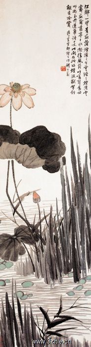 《香满蒲塘图》
