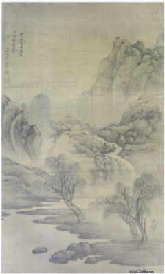 《春山策杖图轴》