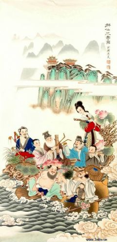 周秉恭工笔画作品