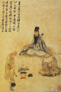 《庐山观莲图》