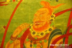 张大千临摹敦煌壁画《晚唐 劳度叉斗圣变》