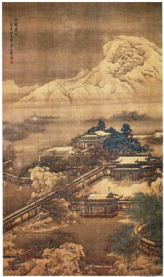 袁江《梁园飞雪图》