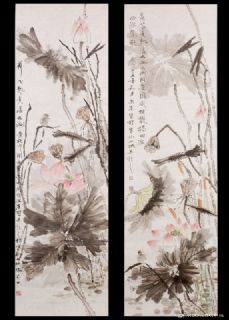 花鸟条幅
