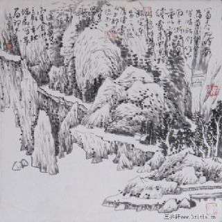 富春大岭图局部