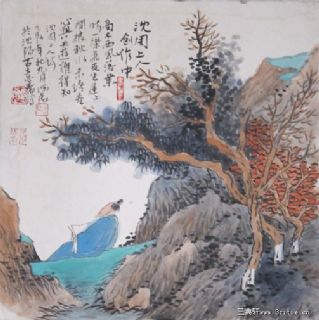 沈周上人创作中