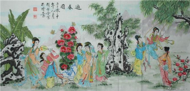游春图