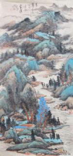 古意山水（1）可居图