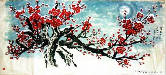 写意梅花