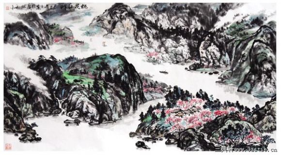 挑花江畔