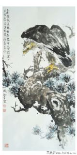 鹰盘高树落