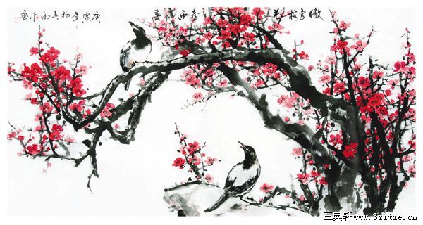 傲雪迎春