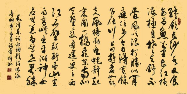 毛泽东词水调歌头游泳