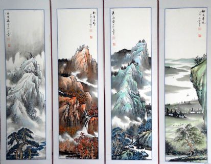 山水画————牧场春浓