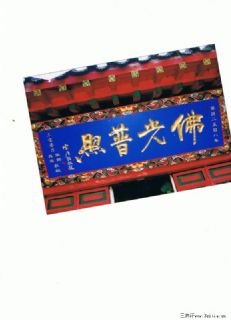佛教 匾 辽宁省美术家协会主席宋雨桂题词