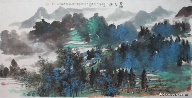 婺源春雨（10000元/平尺）