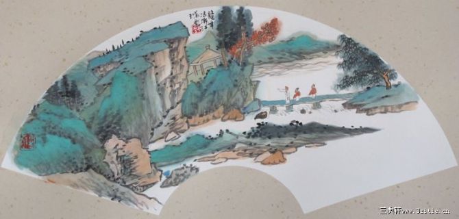 扇面（10000元、平尺）