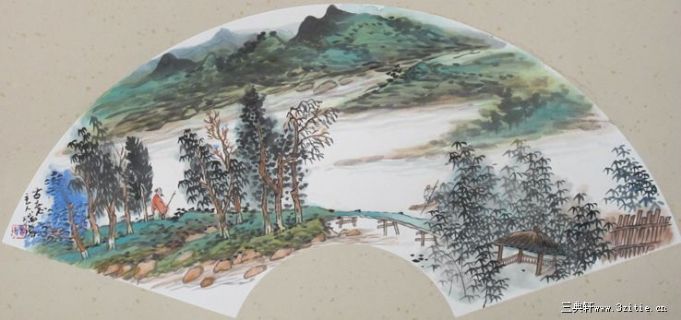 扇面（10000元、平尺）