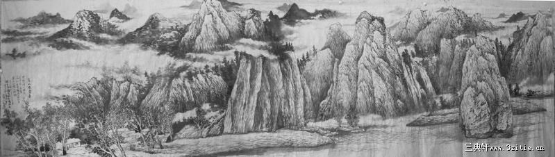 高山白云图（10000元/平尺）