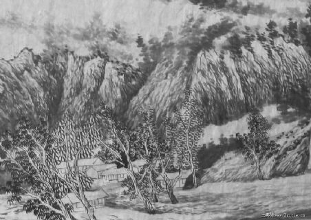 高山白云图局部4