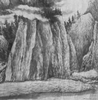 高山白云图局部7