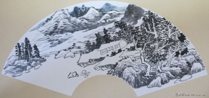 可居图创作过程（10000元/平尺）