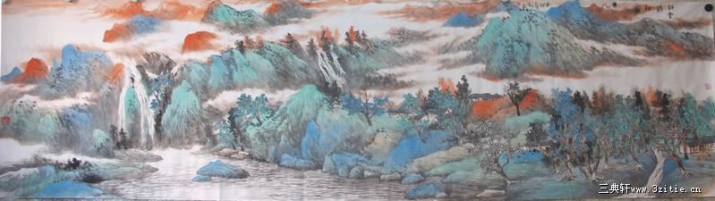 朝云畅和图（10000元/平尺）