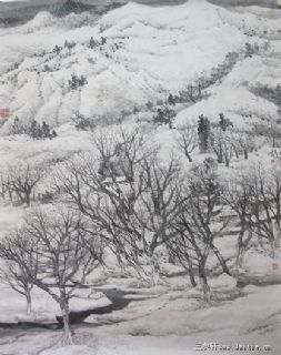 寒林沐雪（10000元/平尺）
