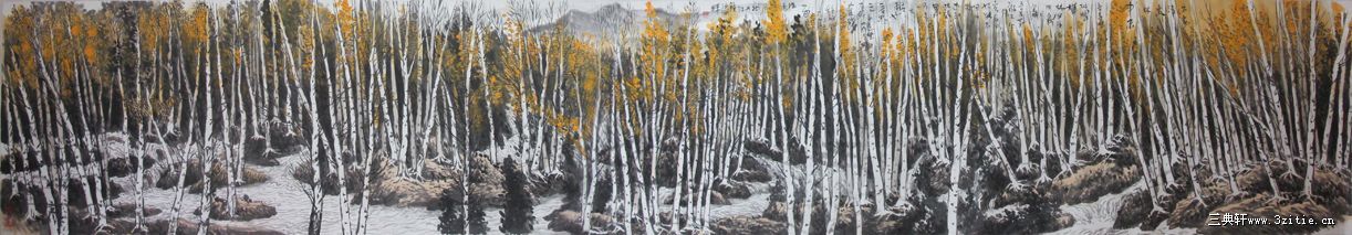 不尽清泉林中来