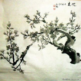 马翰写意梅花