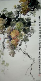 《《硕果》》国画
